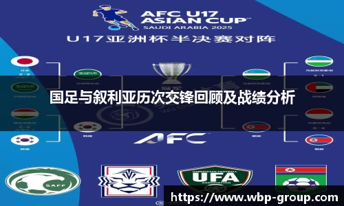 国足与叙利亚历次交锋回顾及战绩分析